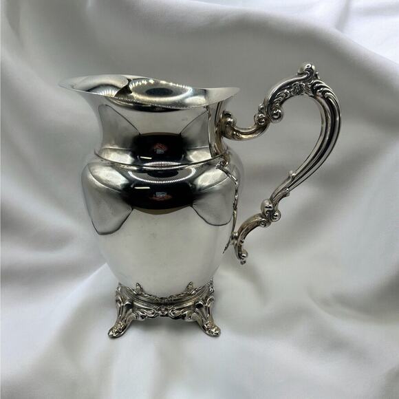 Vintage Du Maurier Silverplated Ornate Pitcher by ONEIDA